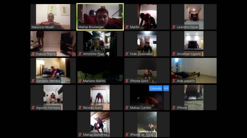 Deportistas y entrenadores de Ferro siguen trabajando desde sus casas