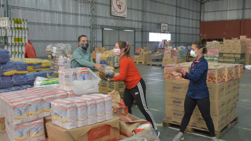 Comenzó la segunda entrega de módulos alimentarios