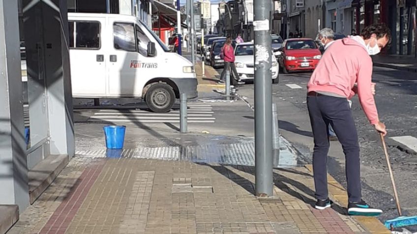 Volvió el comercio con la higiene como prioridad