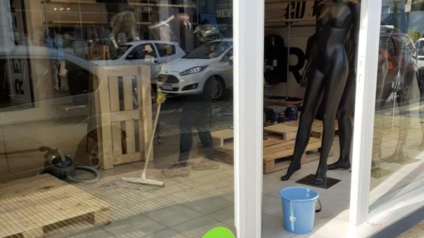 Volvió el comercio con la higiene como prioridad