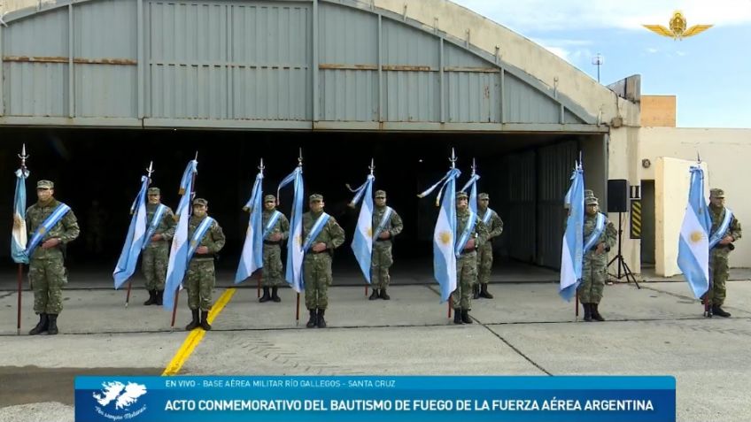 Se realizó el acto por el 38º Aniversario del Bautismo de Fuego de la Fuerza Aérea
