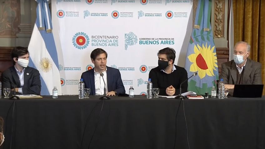 Kicillof: "El mensaje sigue siendo: quedate en casa"