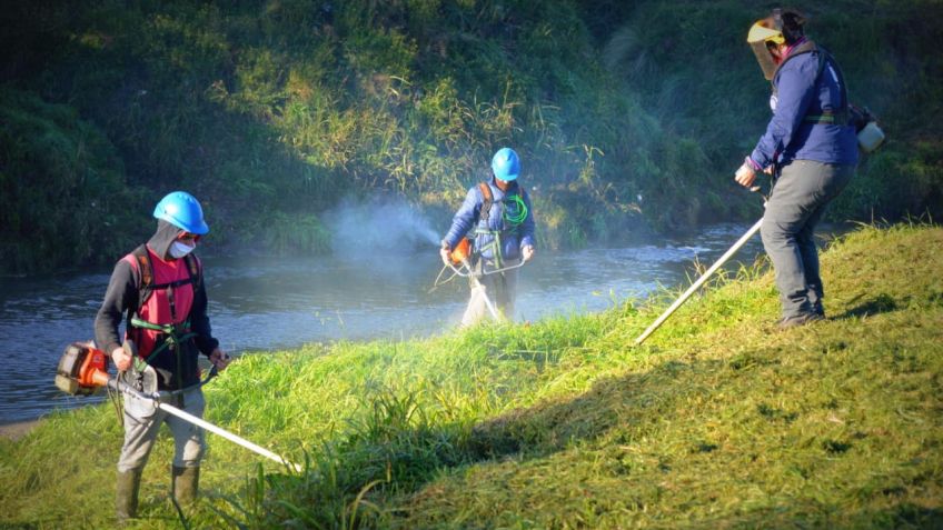 Continúan con la limpieza y saneamiento del Arroyo Langueyú y el Ramal H