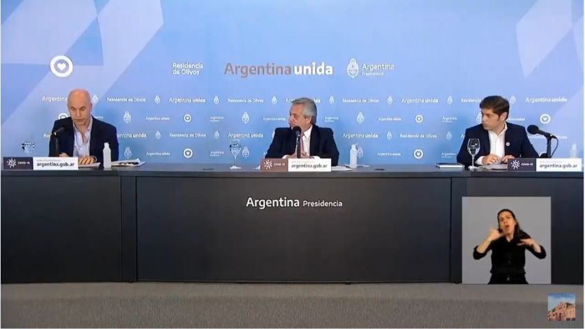 Alberto Fernández: "Vamos a ampliar el aislamiento social por 21 días"