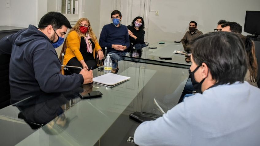 El Frente de Todos local se reunió con el Director de Intervención Social en Emergencia