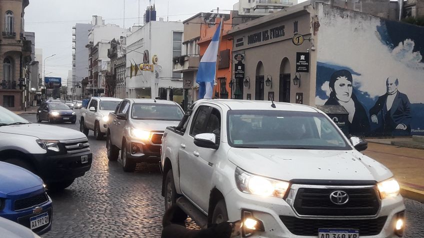 El "Banderazo Nacional" se replicó en Tandil