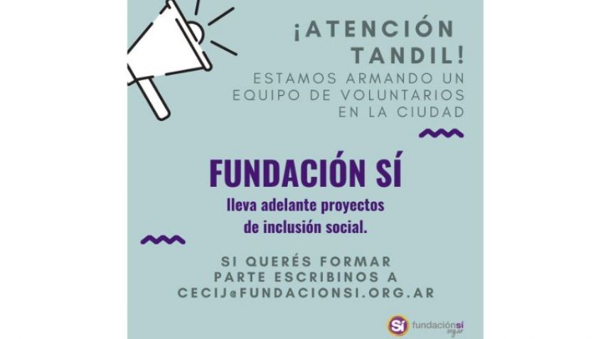 Fundación Sí recluta voluntarios para proyectos en la ciudad