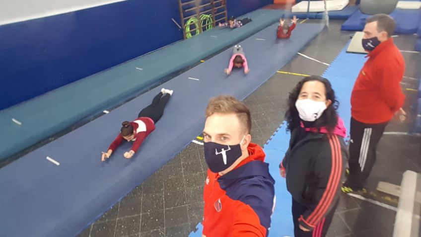 Gimnasia artística, una de las actividades que volvió en Ferro