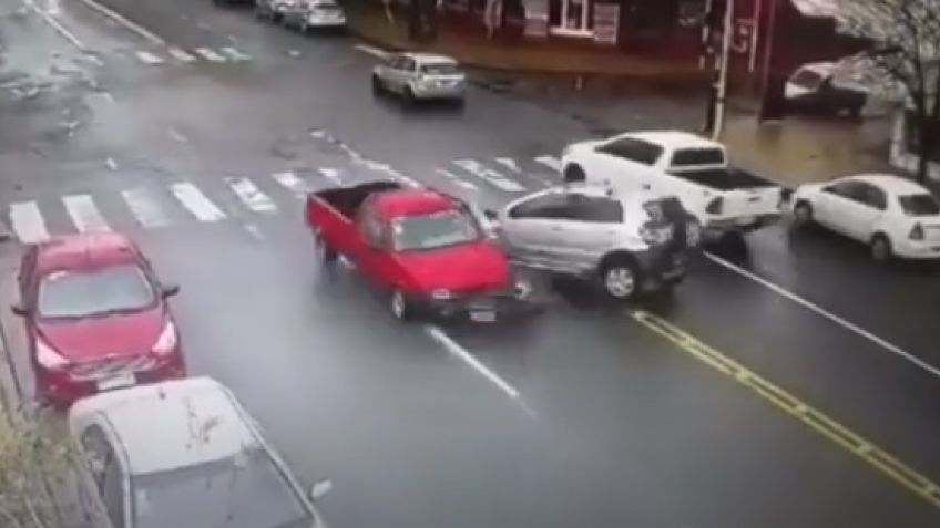 Video: así fue el choque en Marconi y 11 de septiembre