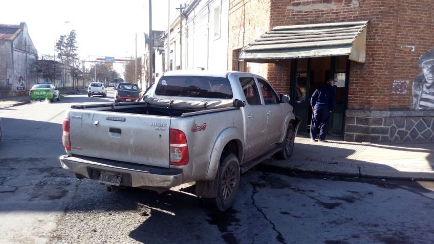 Fuerte choque en Machado y Alem
