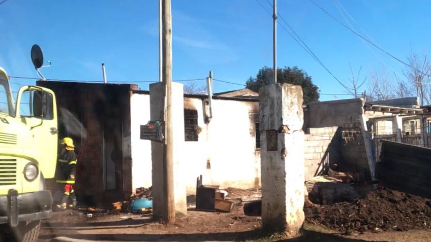 Una vivienda sufrió importantes daños en un incendio