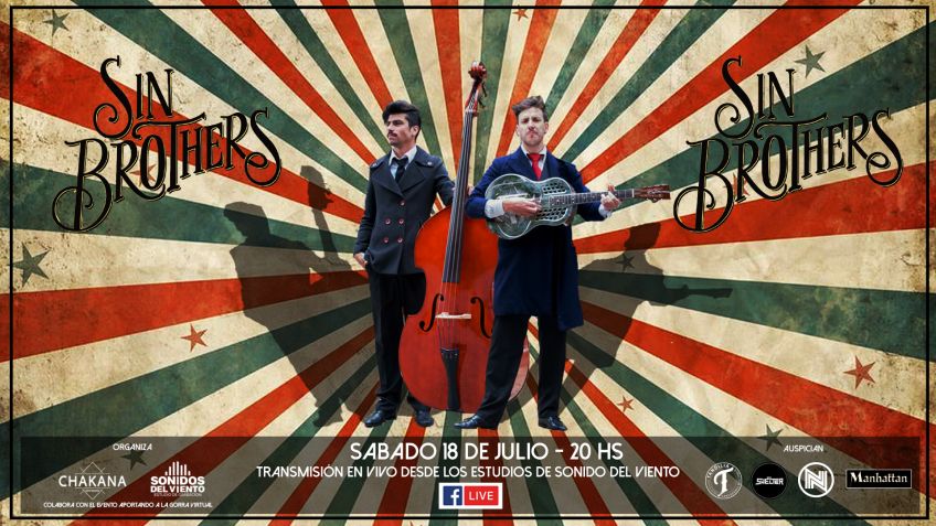 Sin Brothers realizará un recital online