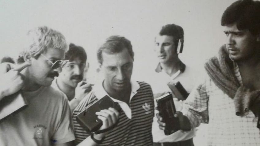 Año 88. Miguel Ángel Calvo, Carlos Salvador Bilardo, Eugenio Tuny Martínez, Jorge Cacho Ali y Daniel Pérez.