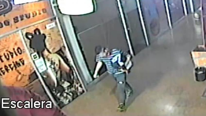 Delincuente robó una computadora de un local de la Galería de los Puentes