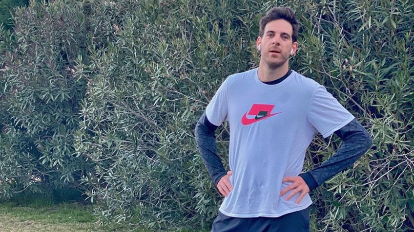 Delpo sigue entrenando