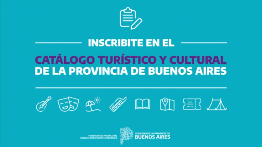 Hasta el 28 estará abierta la inscripción al catálogo de establecimientos turísticos y culturales