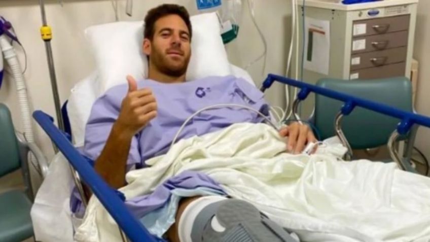 Del Potro y su paso por el quirófano, en enero