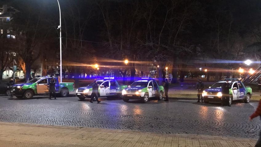 La Policía Bonaerense también se manifestó en Tandil