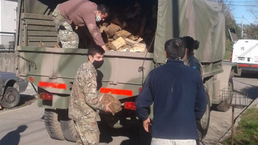 Se entregaron más de 200 toneladas de leña a través del programa Tandil Solidario Abriga
