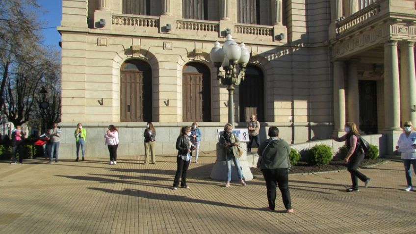 Los enfermeros dijeron "basta de precarización laboral"