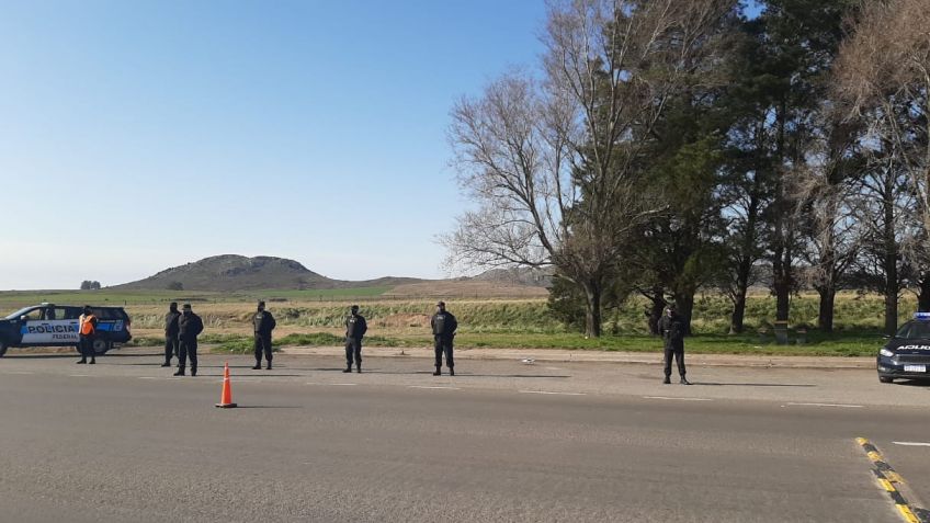 La Policía Federal realizó controles en La Vasconia