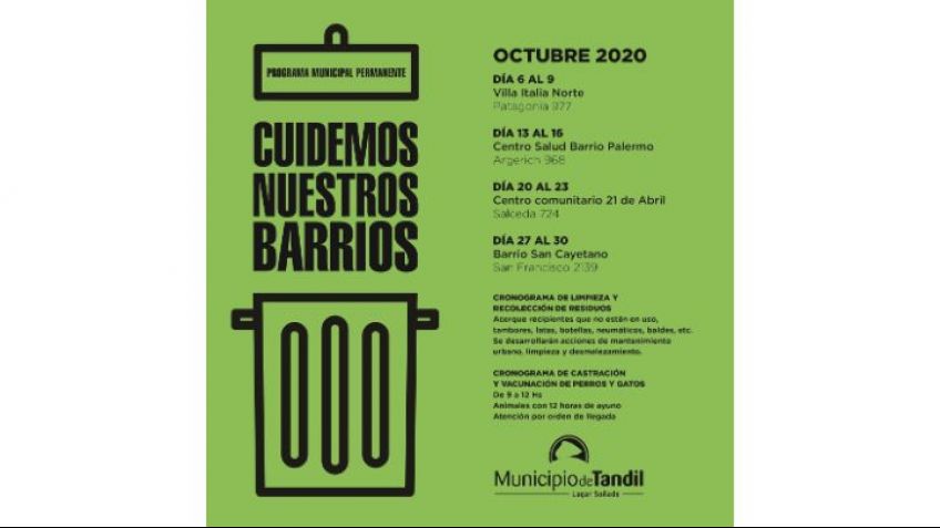 Inicia una nueva etapa del programa "Cuidamos Nuestros Barrios"