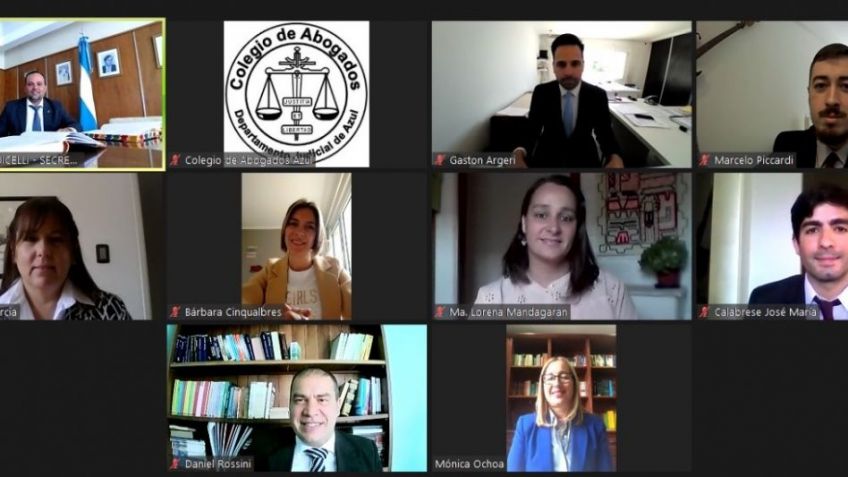 Tercera jura virtual del Colegio de Abogados de Azul