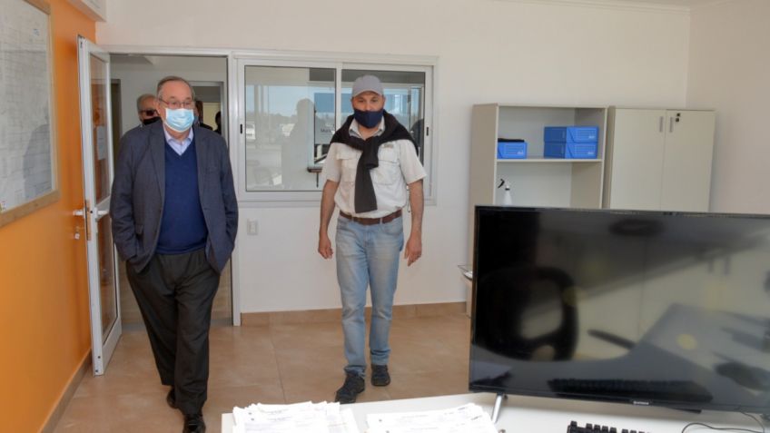 Lunghi supervisó el nuevo edificio donde funcionará la Dirección de Vialidad