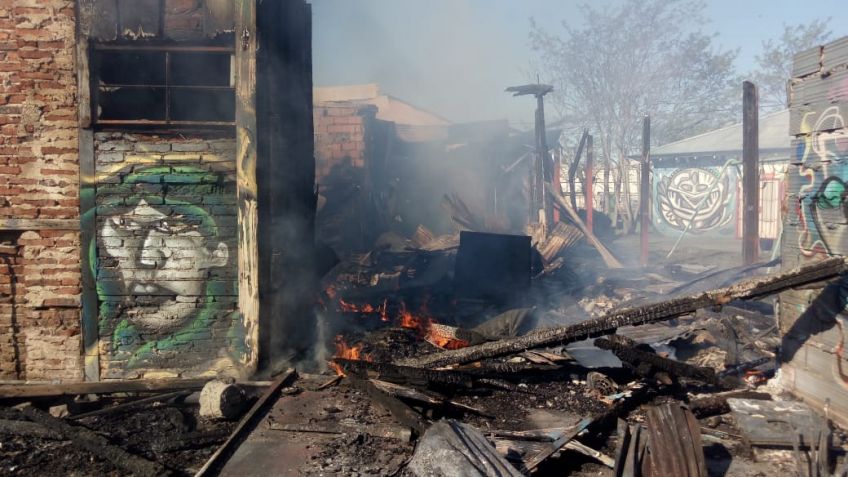 Así quedó la Ludoteca tras el incendio