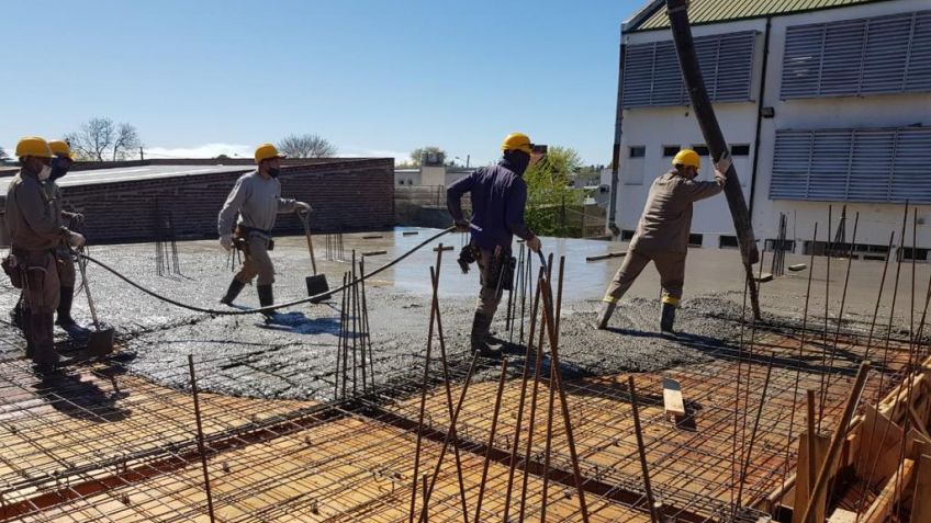 Avanzan las obras de ampliación y refacción de la Escuela Secundaria 2