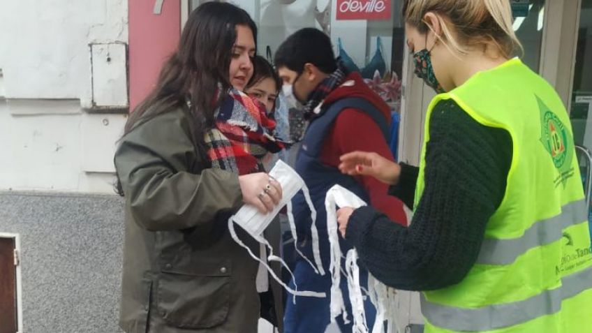 Piden hacer una "entrega masiva" de barbijos en la ciudad