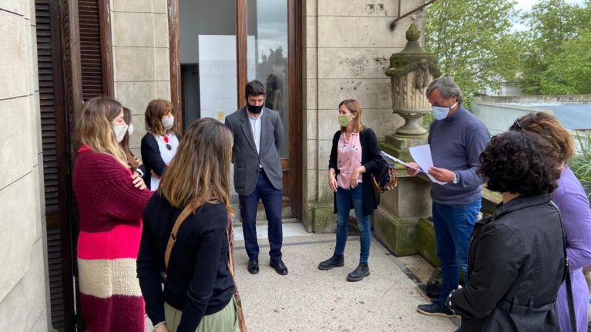 Vecinos pidieron por la vuelta presencial a clases
