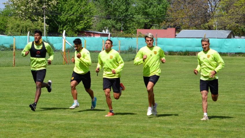 Santamarina volvió a entrenar en el Predio Centenario