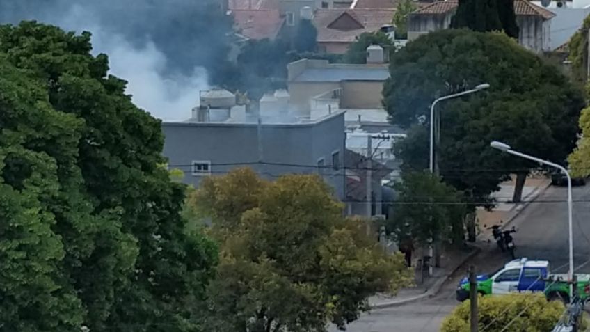 Principio de incendio en una vivienda por unas brasas mal apagadas