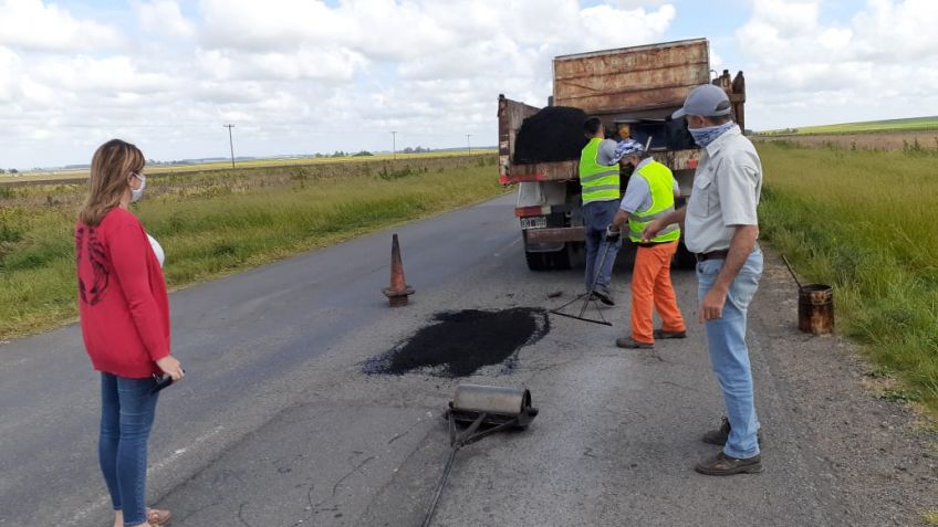 Se trabaja en avenidas de la ciudad y el acceso a Vela