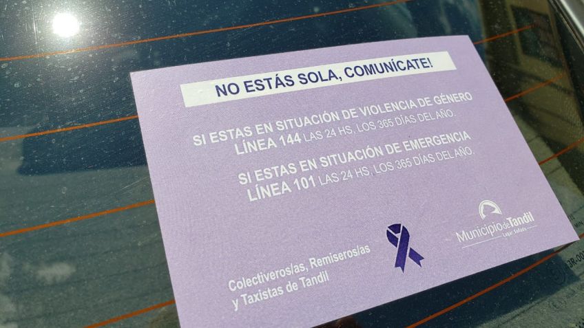 El Municipio inició la campaña "No estás sola, comunícate"