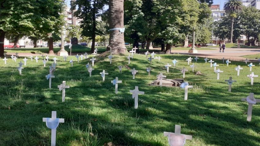 Grupo contra el aborto homenajeó "a los niños no nacidos"