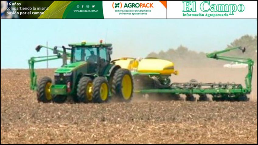 Continúan las labores de siembra de soja en gran parte del área agrícola