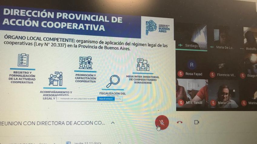 Autoridades provinciales y locales se reunieron con integrantes de cooperativas de la ciudad