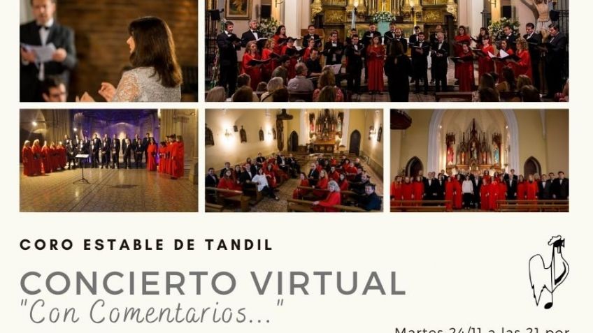 El Coro Estable de Tandil presenta el Concierto virtual "Con Comentarios"