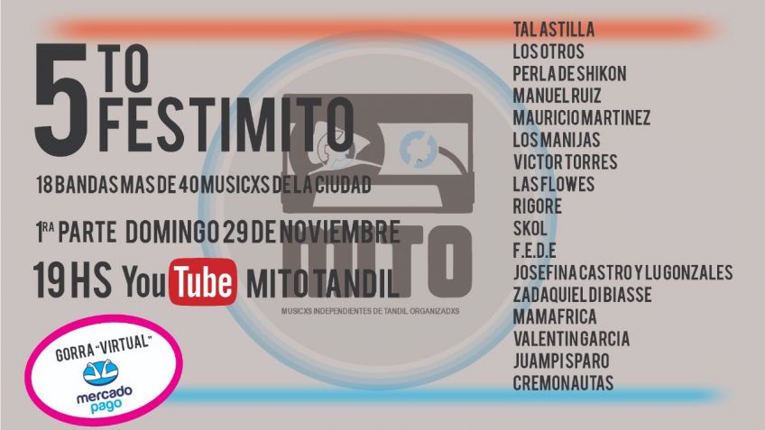 Festimito Virtual: Festival de música tandilense