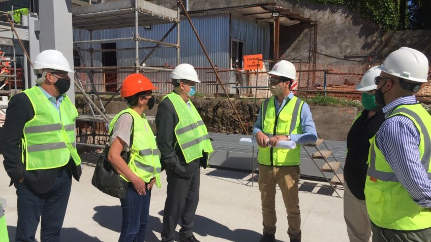 Lunghi elogió la construcción del moderno edificio de la empresa Globant