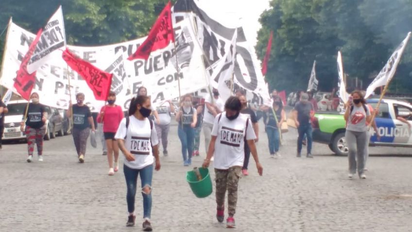Griselda Altamirano arrancó la Caravana al Cabildo con duras críticas