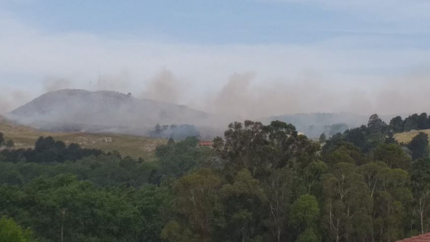 Importante incendio en la zona de Villa del Lago
