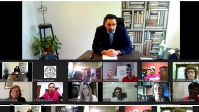 Productiva reunión con  abogadas y abogados en la Justicia de Paz.