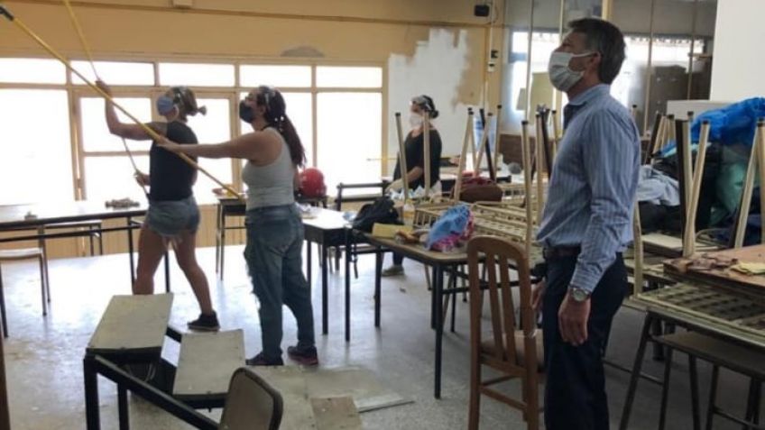 Avanzan las obras en distintos establecimientos educacionales