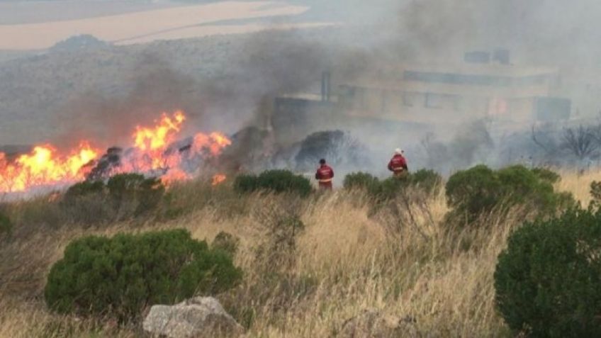Bomberos de Tandil y la zona siguen luchando contra el fuego en las sierras