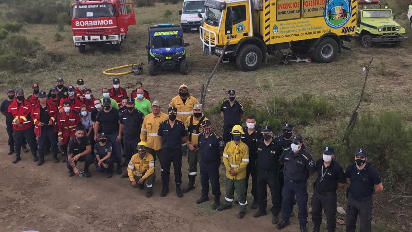 Lunghi reconoció el trabajo de Bomberos y pidió que "actuemos con responsabilidad"