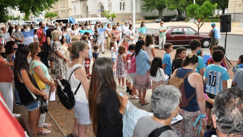 Se realizó una nueva manifestación en contra de la legalización del aborto