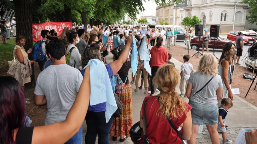 Se realizó una nueva manifestación en contra de la legalización del aborto